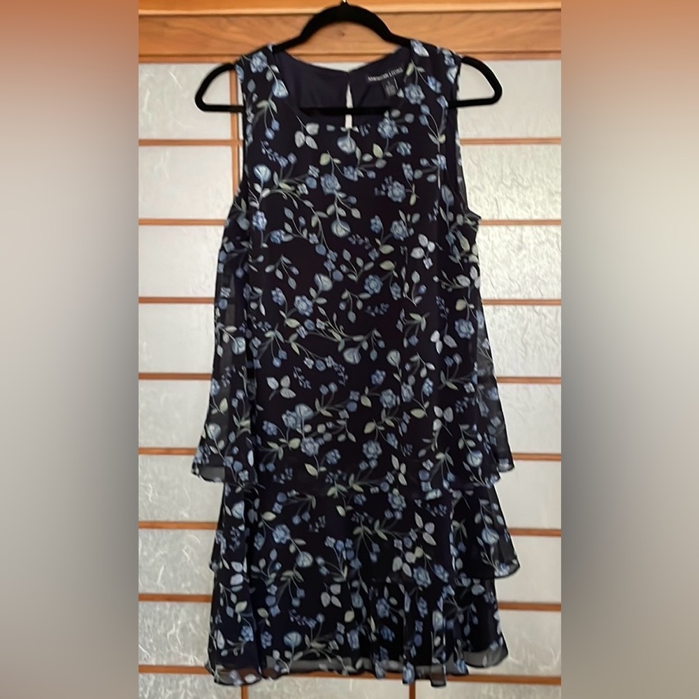 American Living, Sleeveless Ruffled Skirt Dress, Size 12